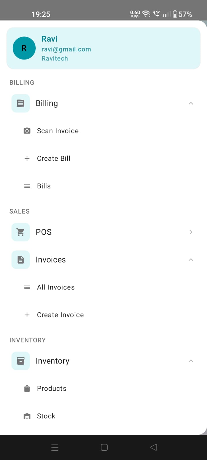 Billing and invoices